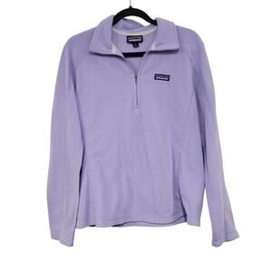 Patagonia Purple Quarter-Zip Sweatshirt